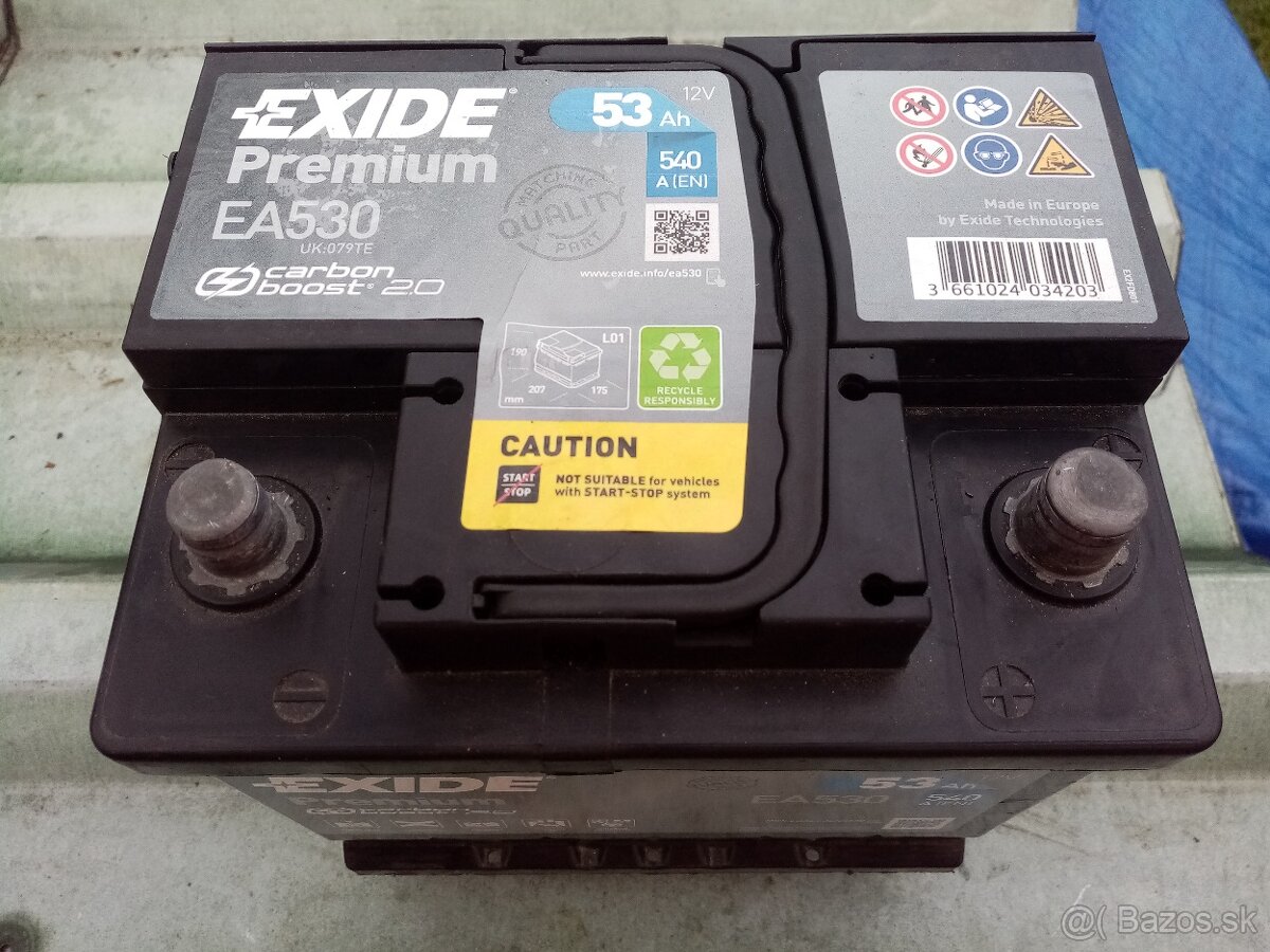 AUTOBATÉRIA - AKUMULÁTOR - Baterka ..12v - 2