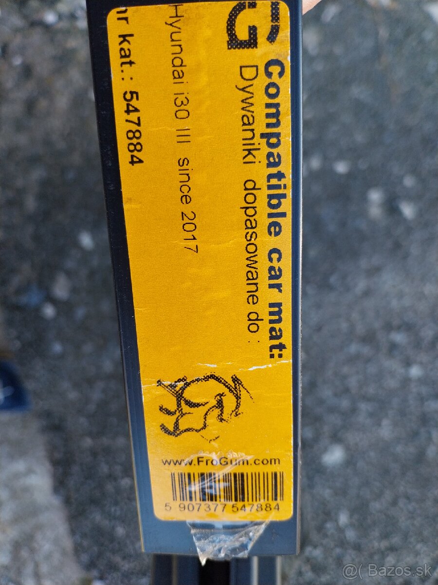 Nové rohožé Hyndai i30 2017- - 2