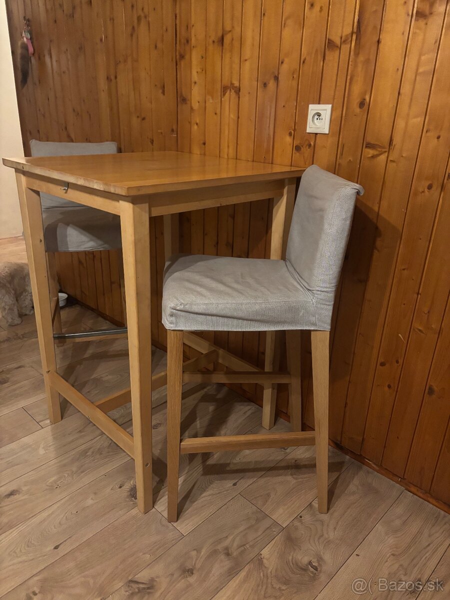 Barovy stol + stolicky IKEA - 2