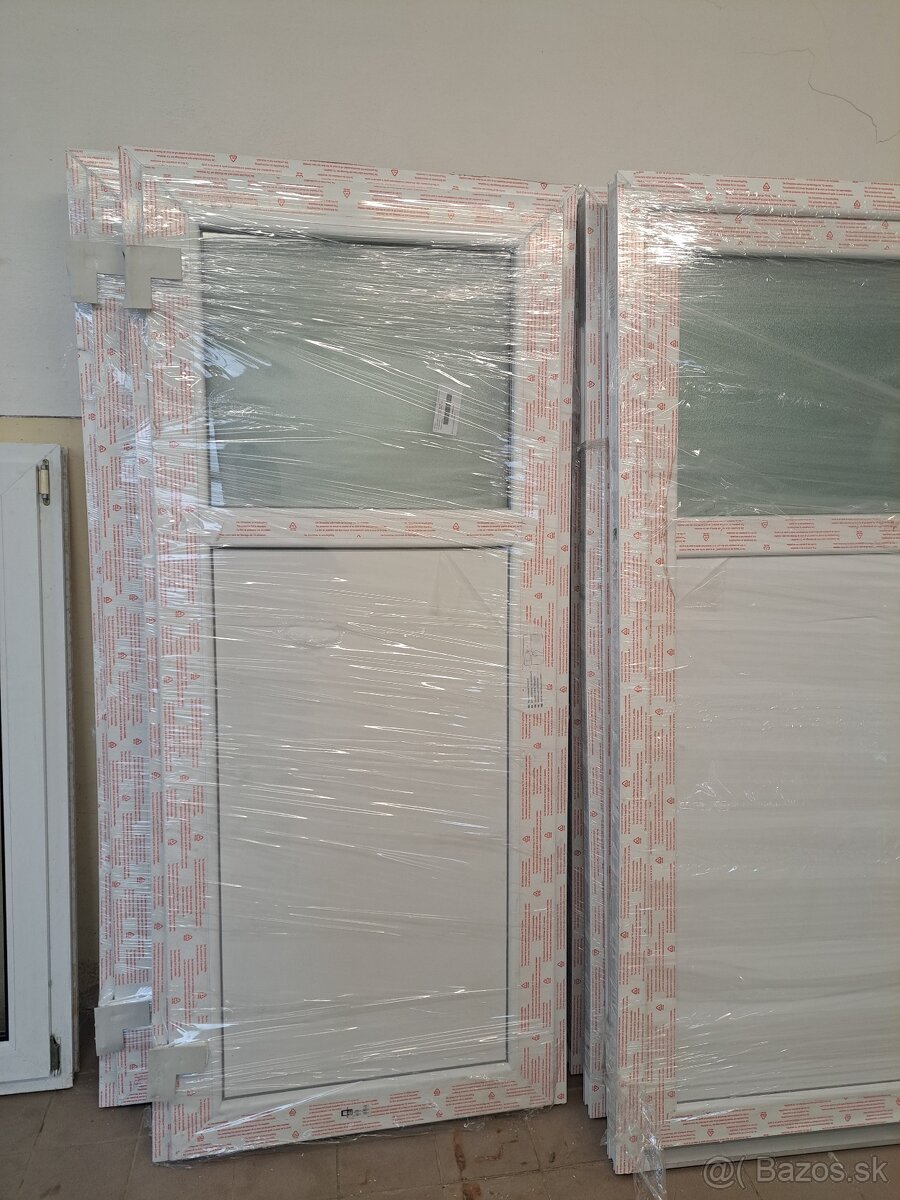Vchodové plastové dvere 90cm/100cm - 2