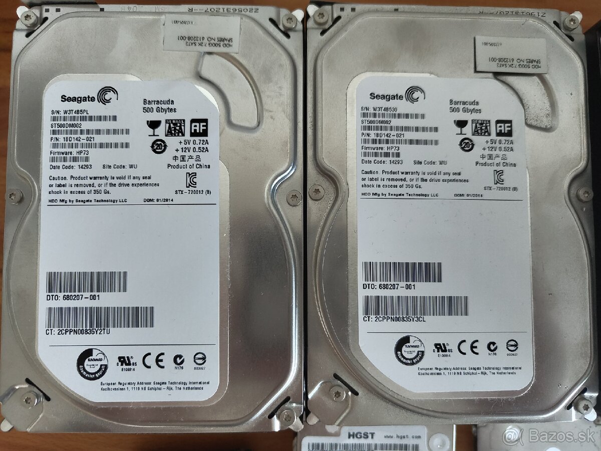 HDD 3.5 2.5 500gb - 2