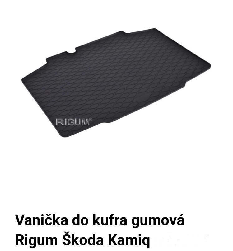 Gumova vanicka do kufra Kamiq - nova - 2