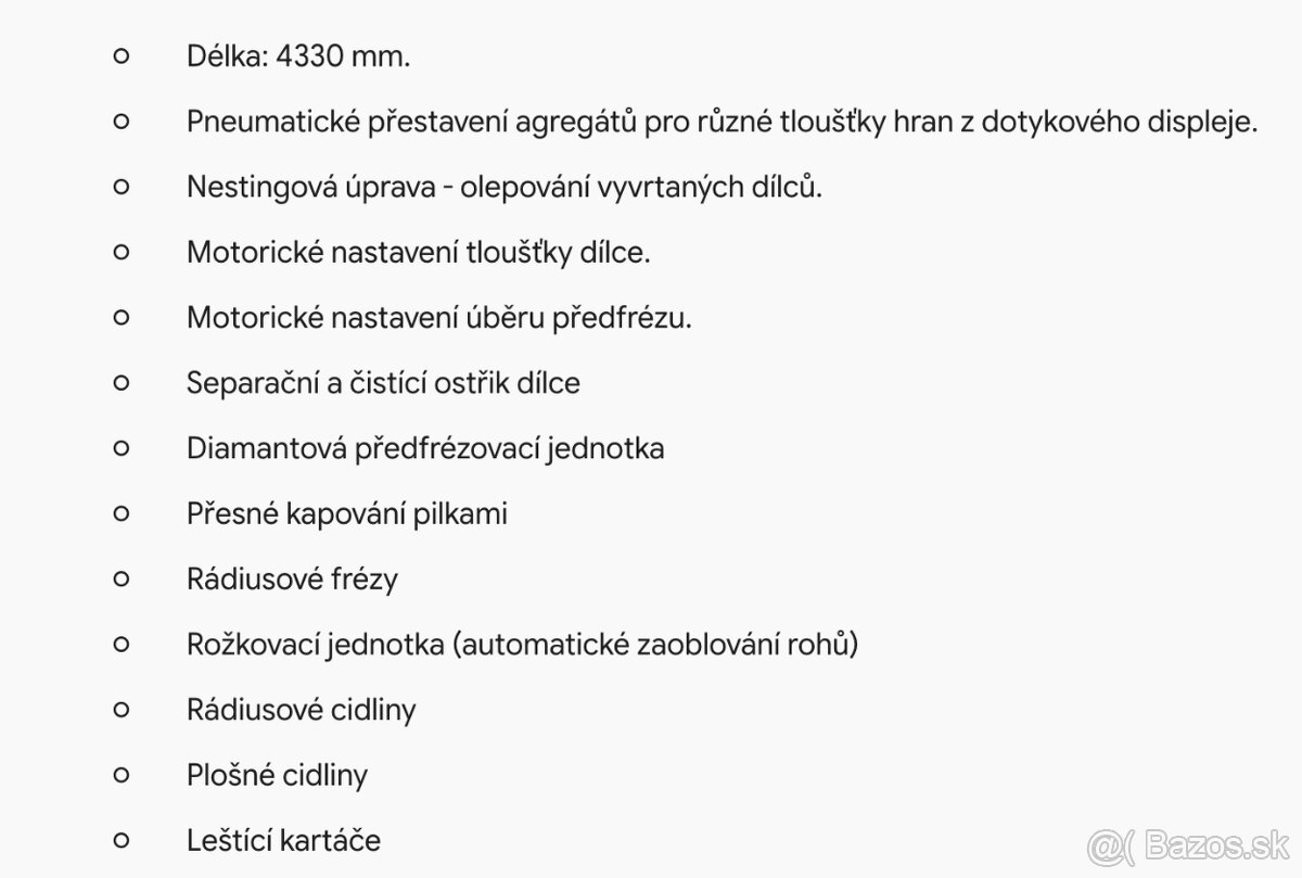 Olepovačka hran Bem M-flexi Plná výbava na 433cm - 2