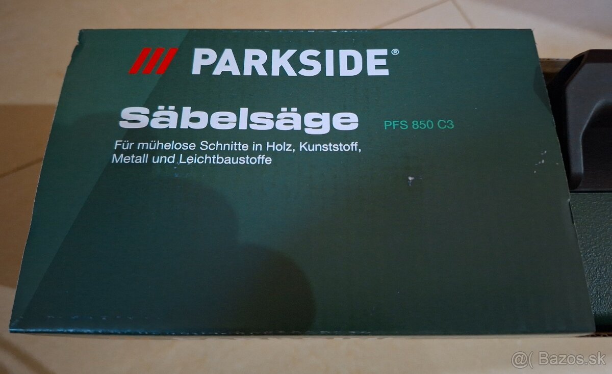 Chvostová píla Parkside PFS 850 C3 nová - 2