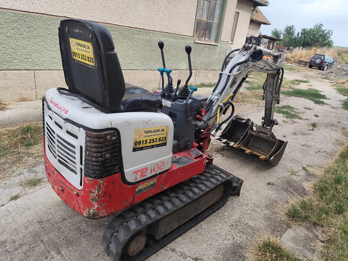 Minibager Takeuchi 900kg. Rozsirovaci - 2