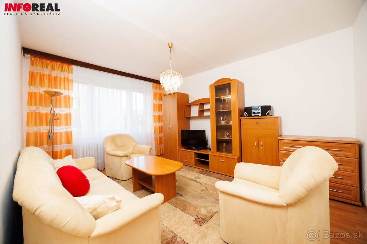 REZERVOVANÝ 3 izb. byt, 68 m2 + loggia, čiasť. rek, - 2