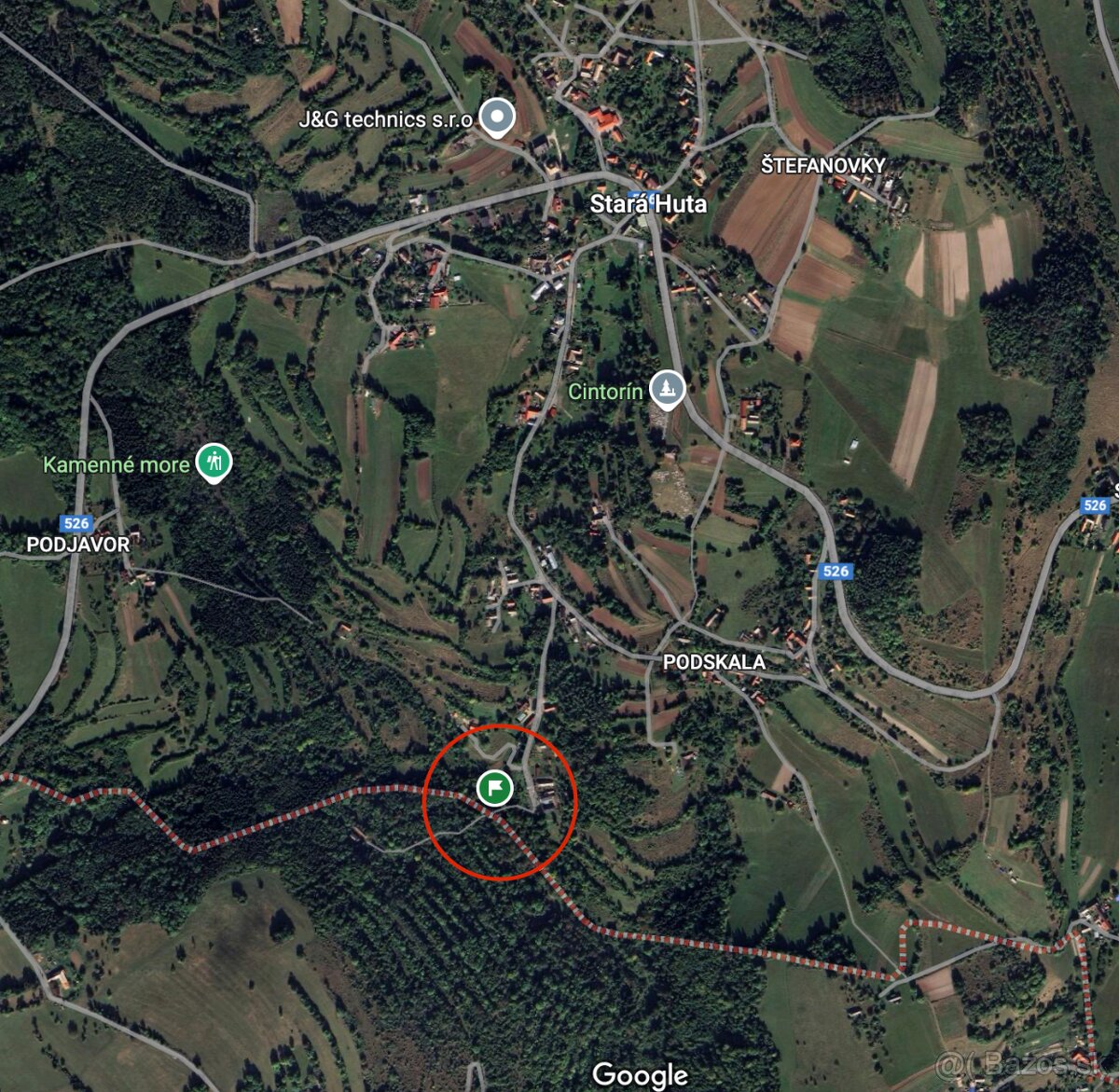 Predám pozemok (2,9ha) so súpisným číslom v obci Stará Huta - 2