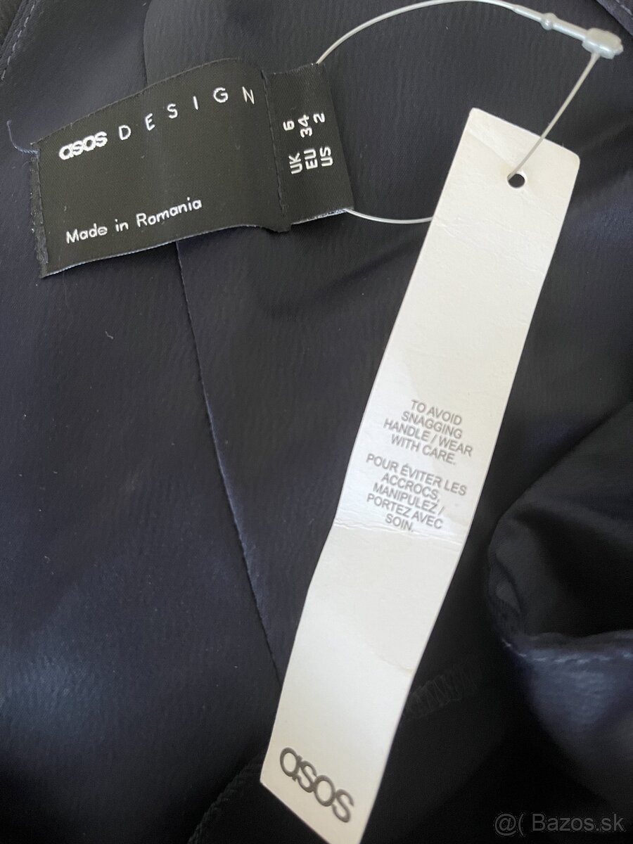 Tmavomodré šaty Asos - 2