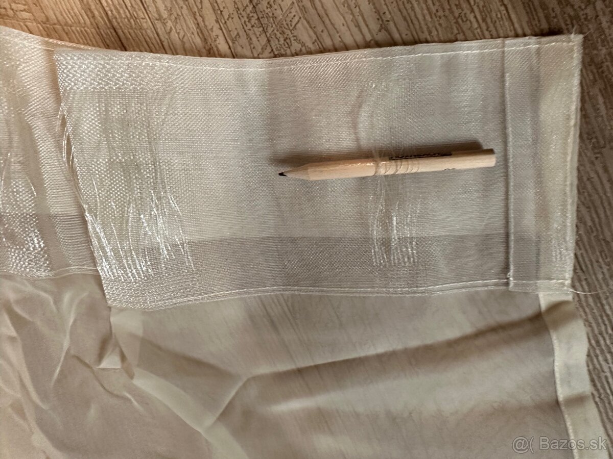 Zavesy / zaclony - svetle kremove zavesy - 2