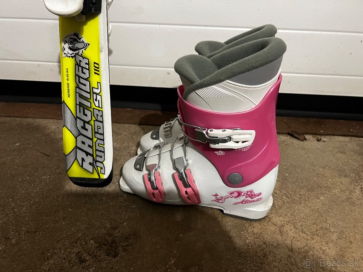 Detske lyze s lyziarkami - 2