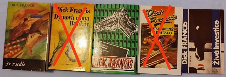 Rôzne detektivky Francis, Christie, McBain, Connelly - 2