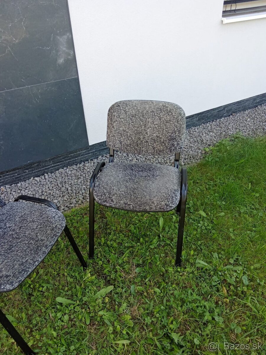 Stoličky kancelárske šedé - 2