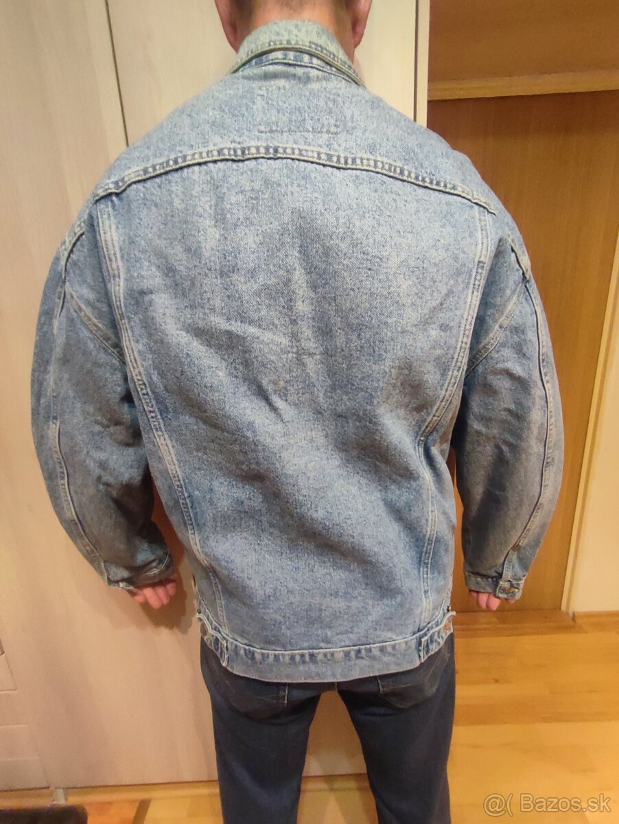 Pánska Riflová bunda Retro - 2