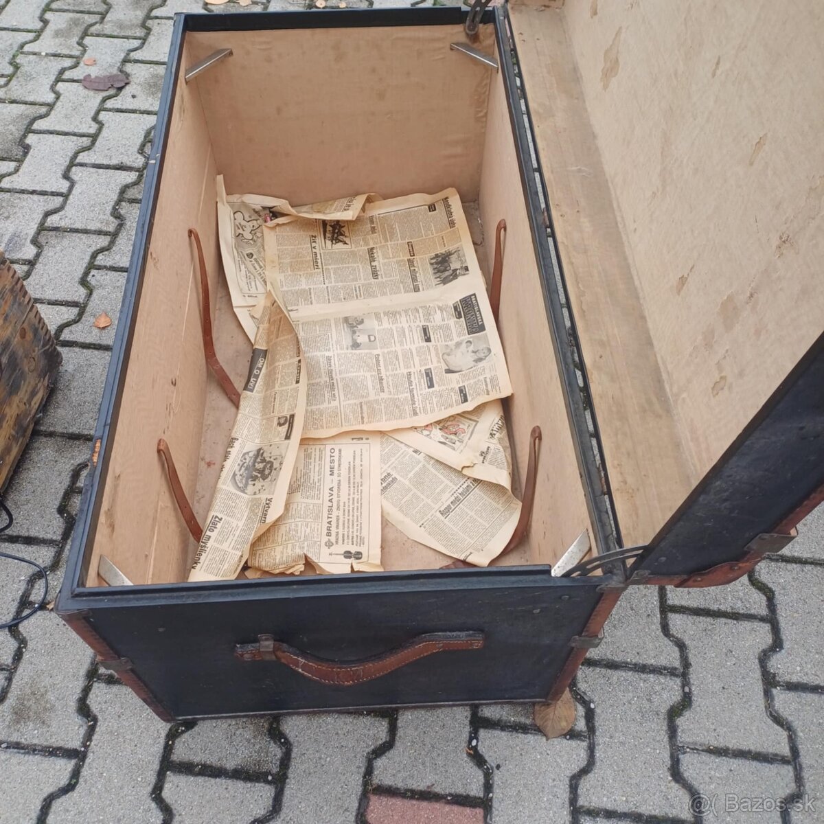 Starožitný lodný kufor - 2