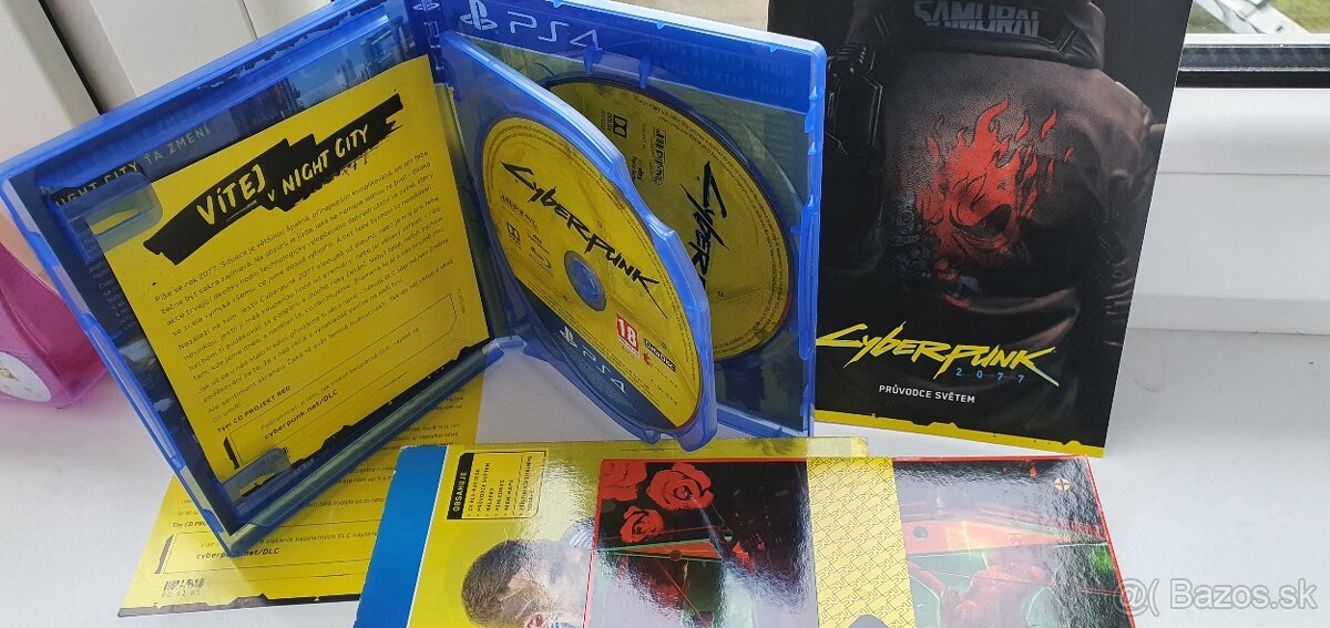 Cyberpunk 2077 ps4 komplet aj nálepky - 2