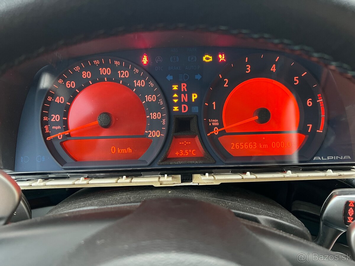 Alpina B7 budiky - 2