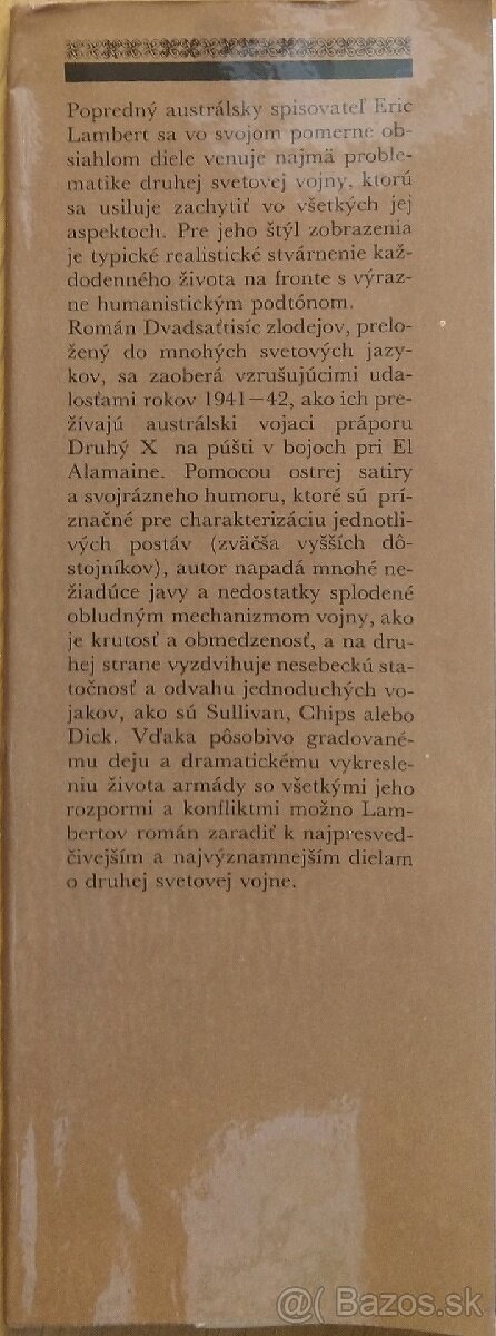 Eric Lambert: Dvadsaťtisíc zlodejov - 2