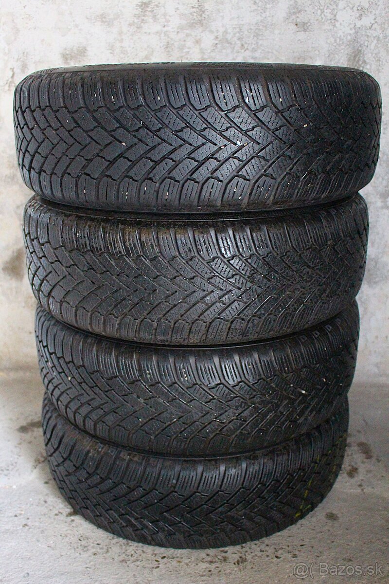 CONTINENTAL..6MM..Zimné Pneumatiky..195/60 r16 - 2