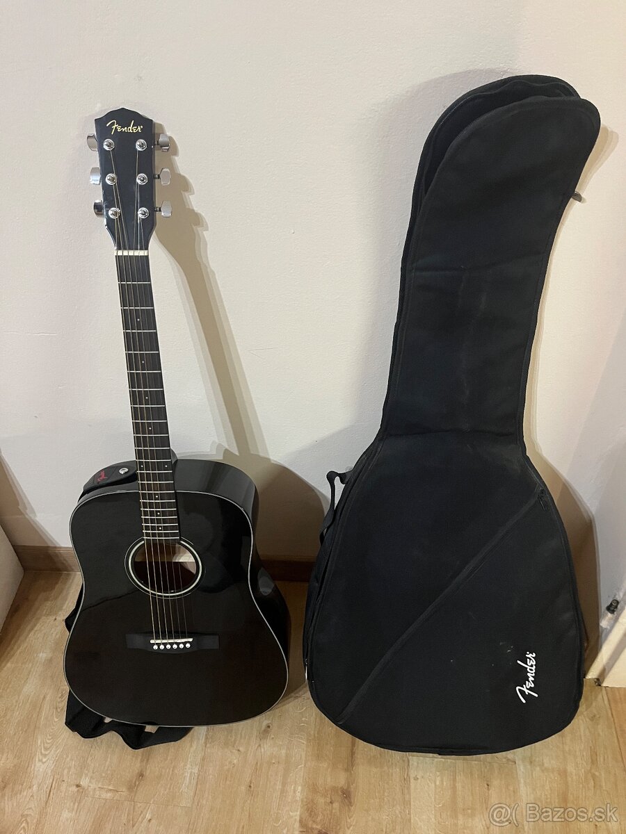 akustická gitara Fender CD-60 (BK-DS-V2) + obal - 2