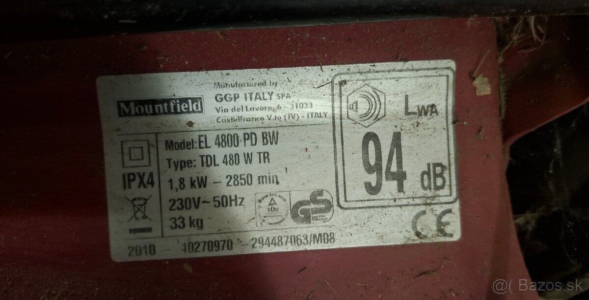 Elektrická kosačka MTF - 2