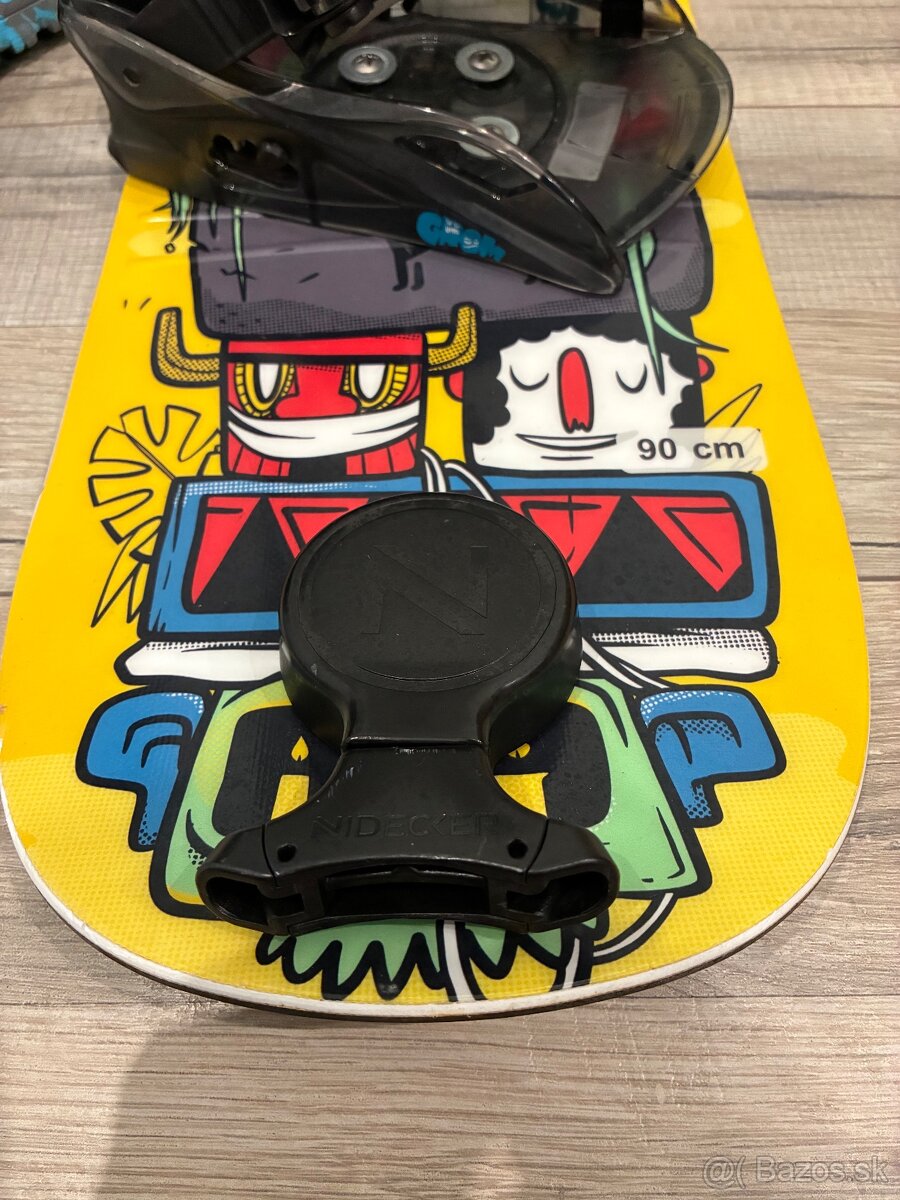 Detsky snowboard komplet - 2