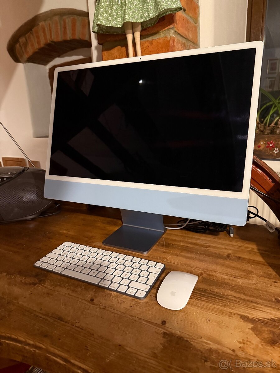 Apple iMac 24” M1, 8 GB RAM, 256 GB SSD, modrý - 2