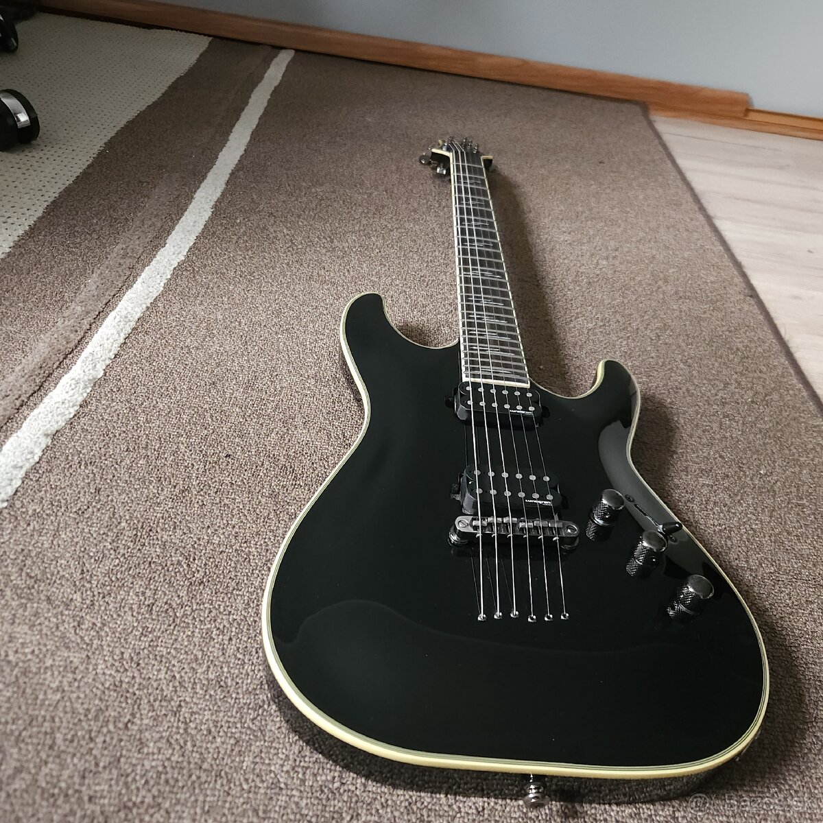 Predám Schecter C-1 Blackjack - 2