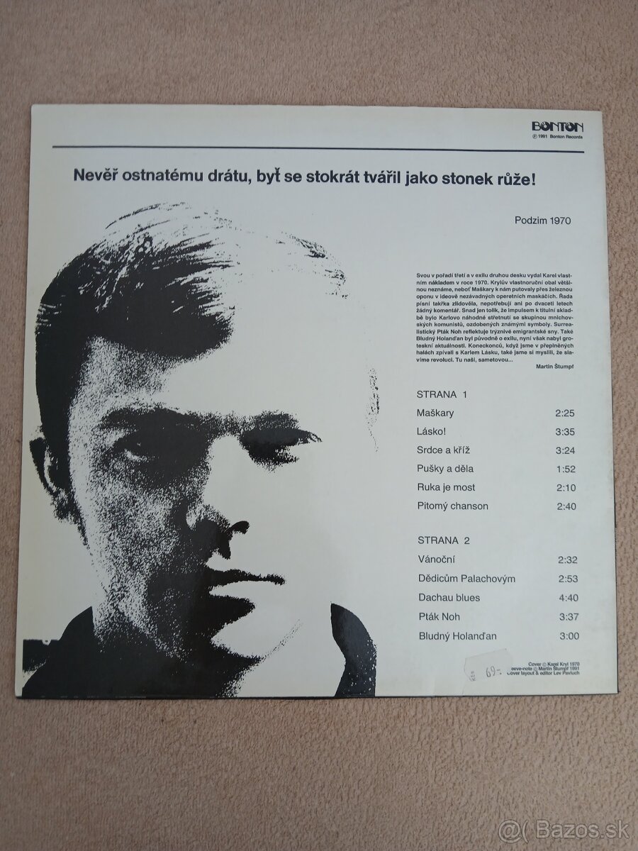 Karel Kryl – Maškary - 2
