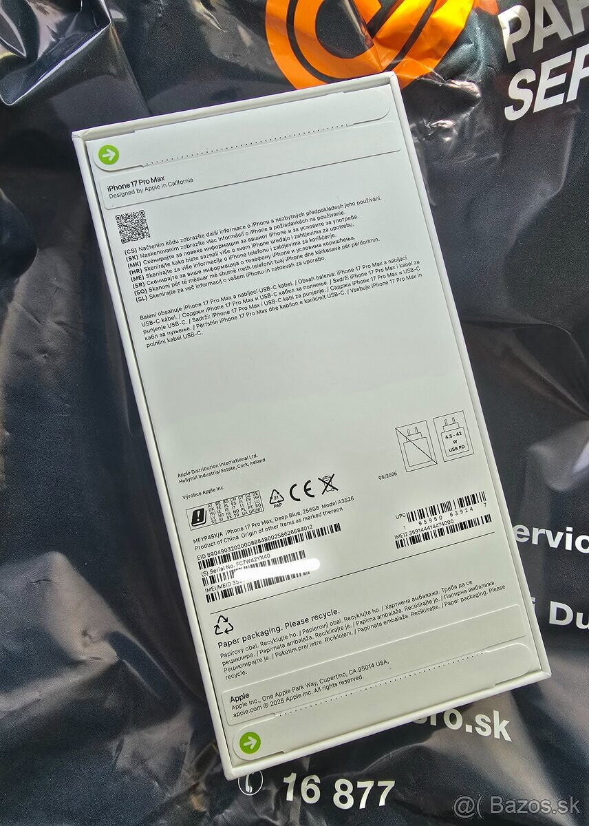 Nerozbalený iPhone 17 Pro Max 256GB Deep Blue - 2