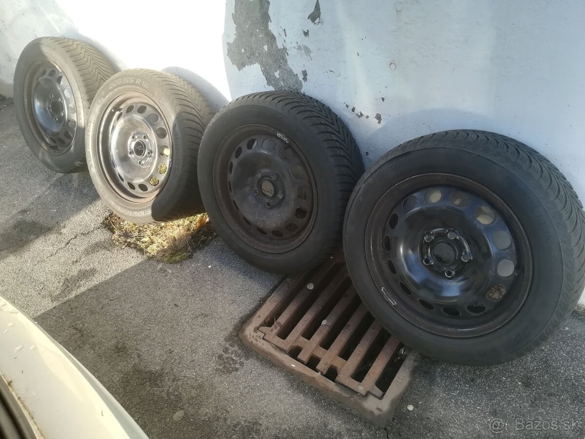 Zimne pneu na diskoch 205/55 R16 Sada 4ks - 2