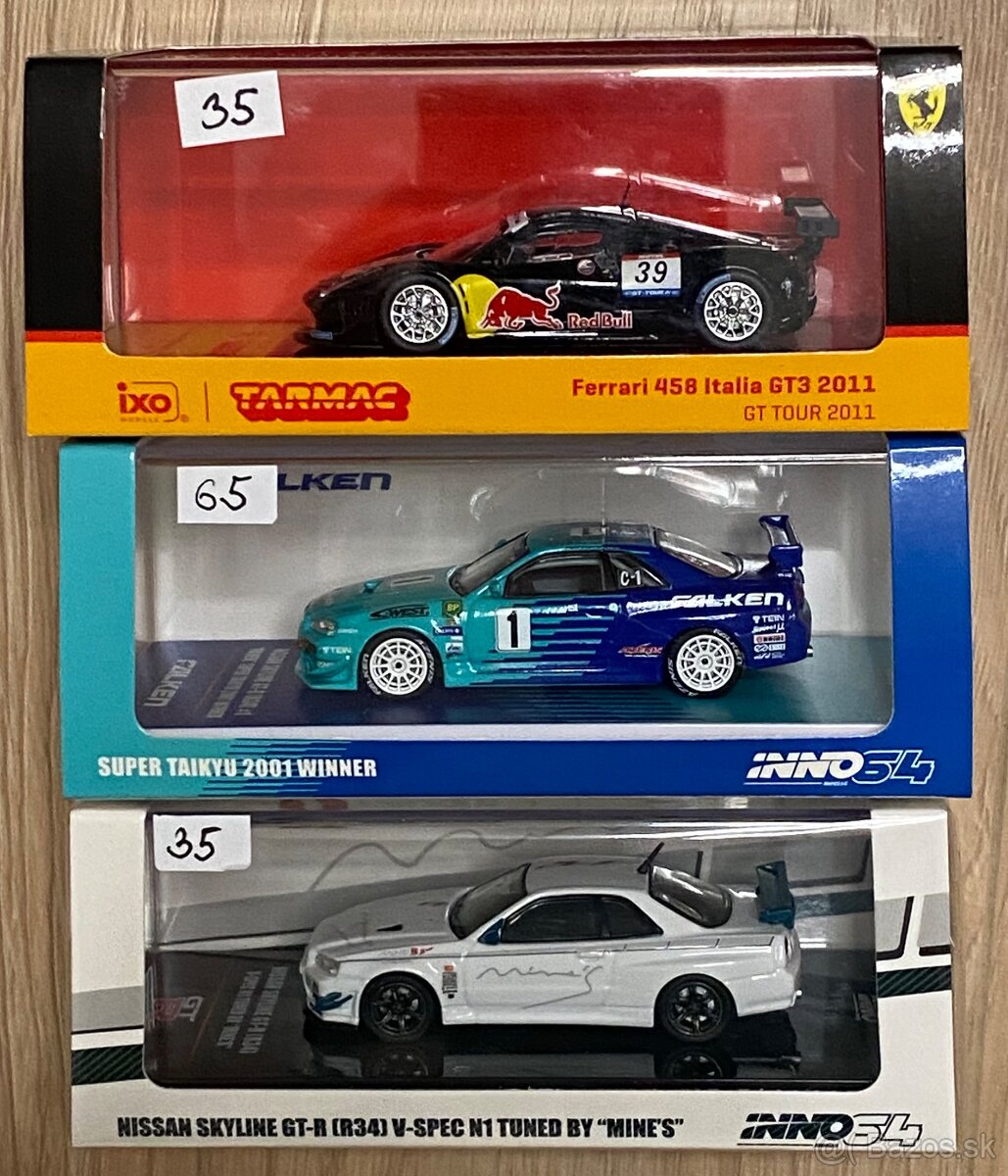 Modely 1/64 rôznych značiek - 2