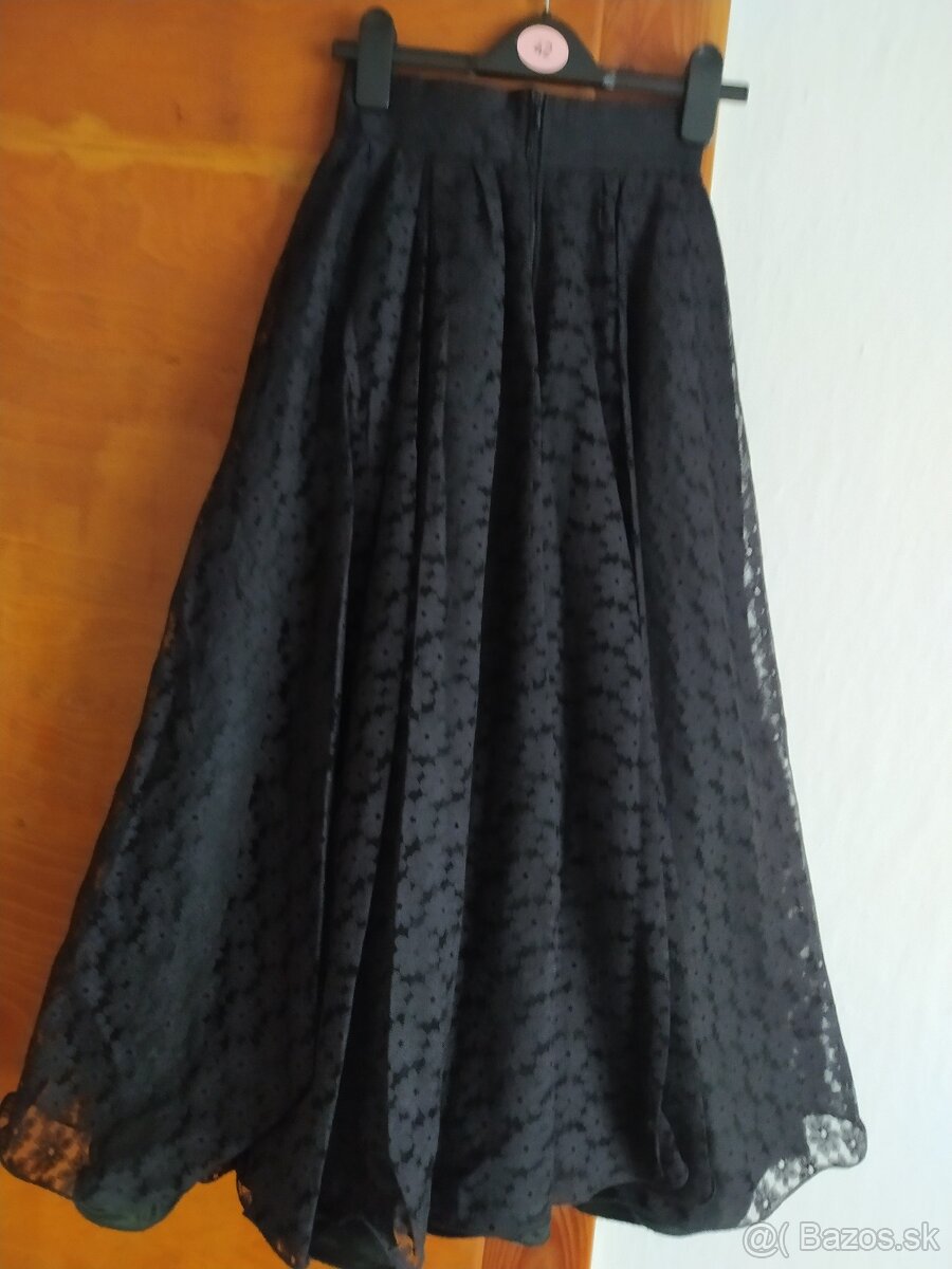 dívčí: krajková sukně, 2 halenky, šaty, vel S,M - 2