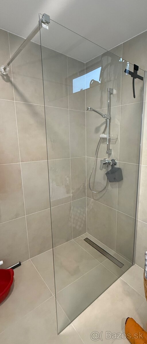 Walk-in sprchová zástena 90x100 cm - 2