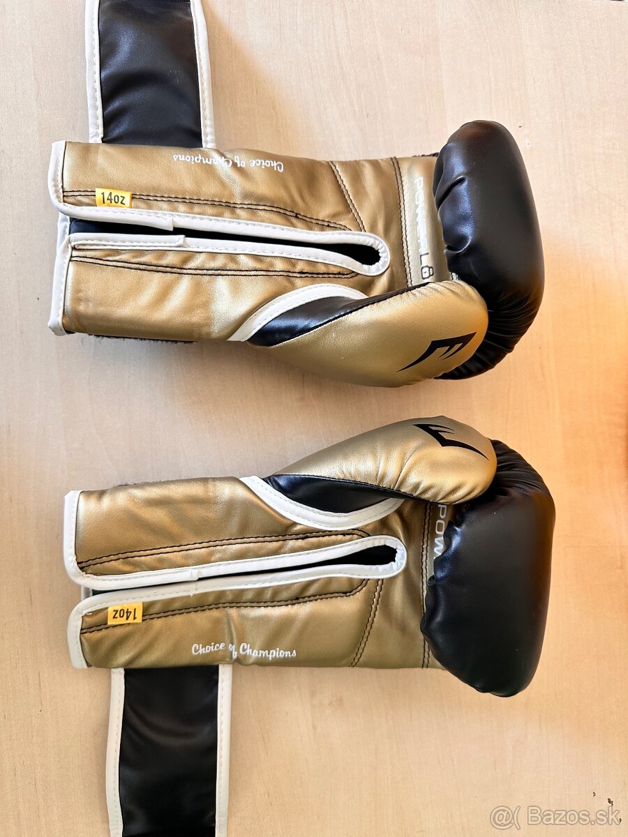 BOX rukavice Everlast Black/Gold 14oz - 2