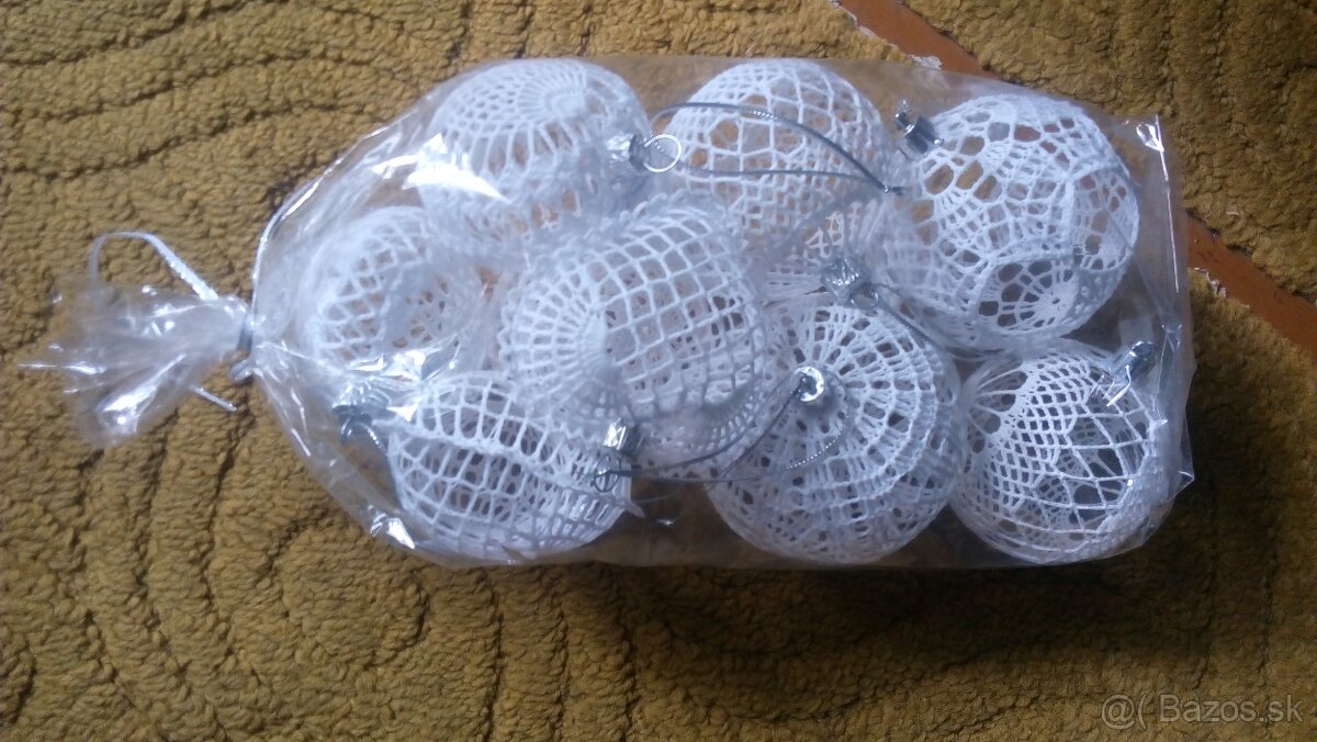 ponukam hačkované vianočne doplnky - 2