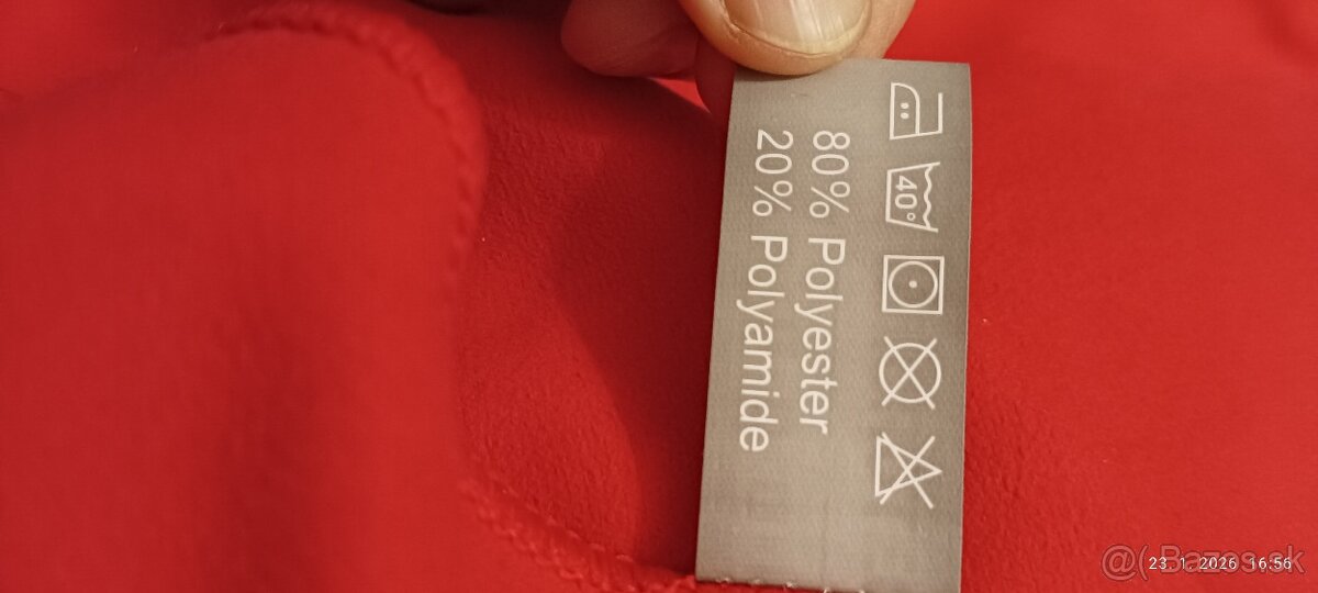 Obrus červený 138 x 70 cm - 2