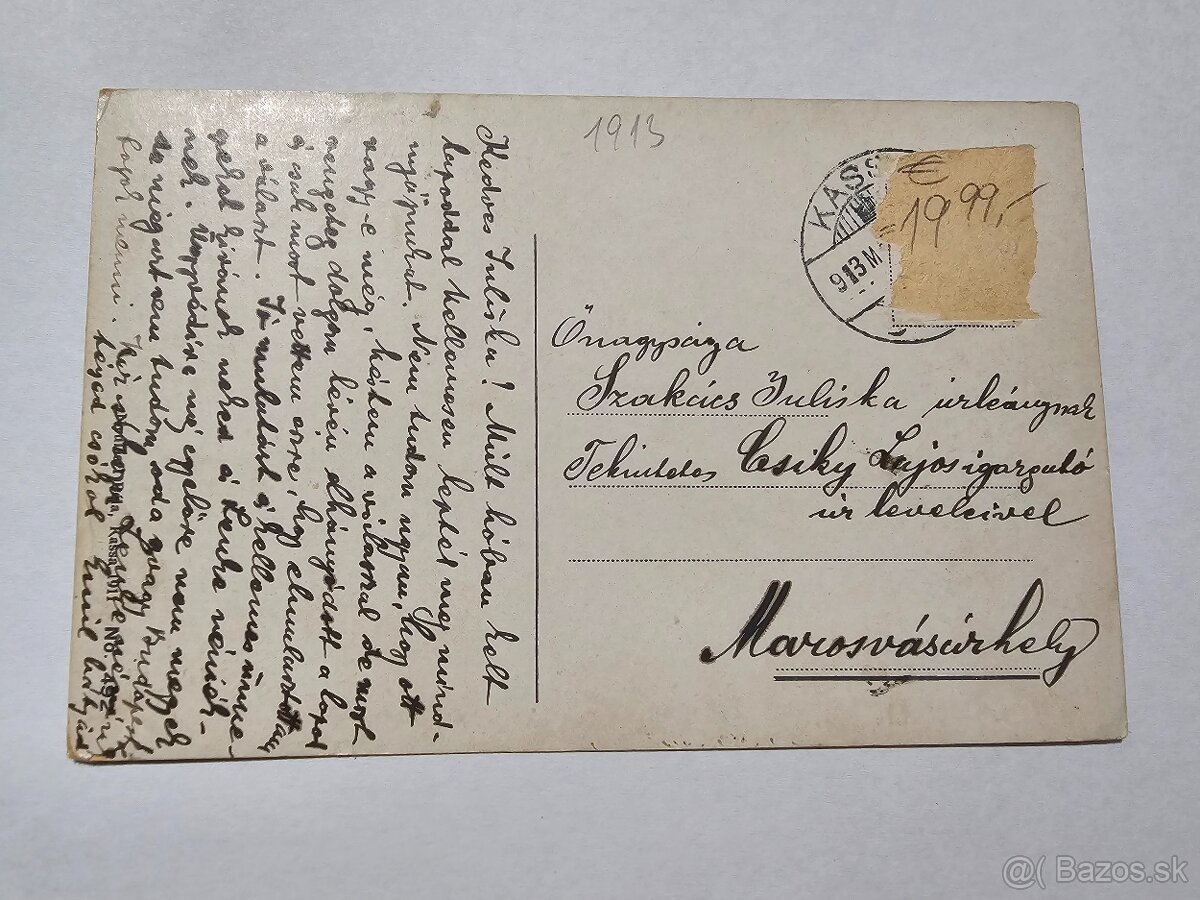 Košice Kassa 1913 ND a Hlavna ul. - 2