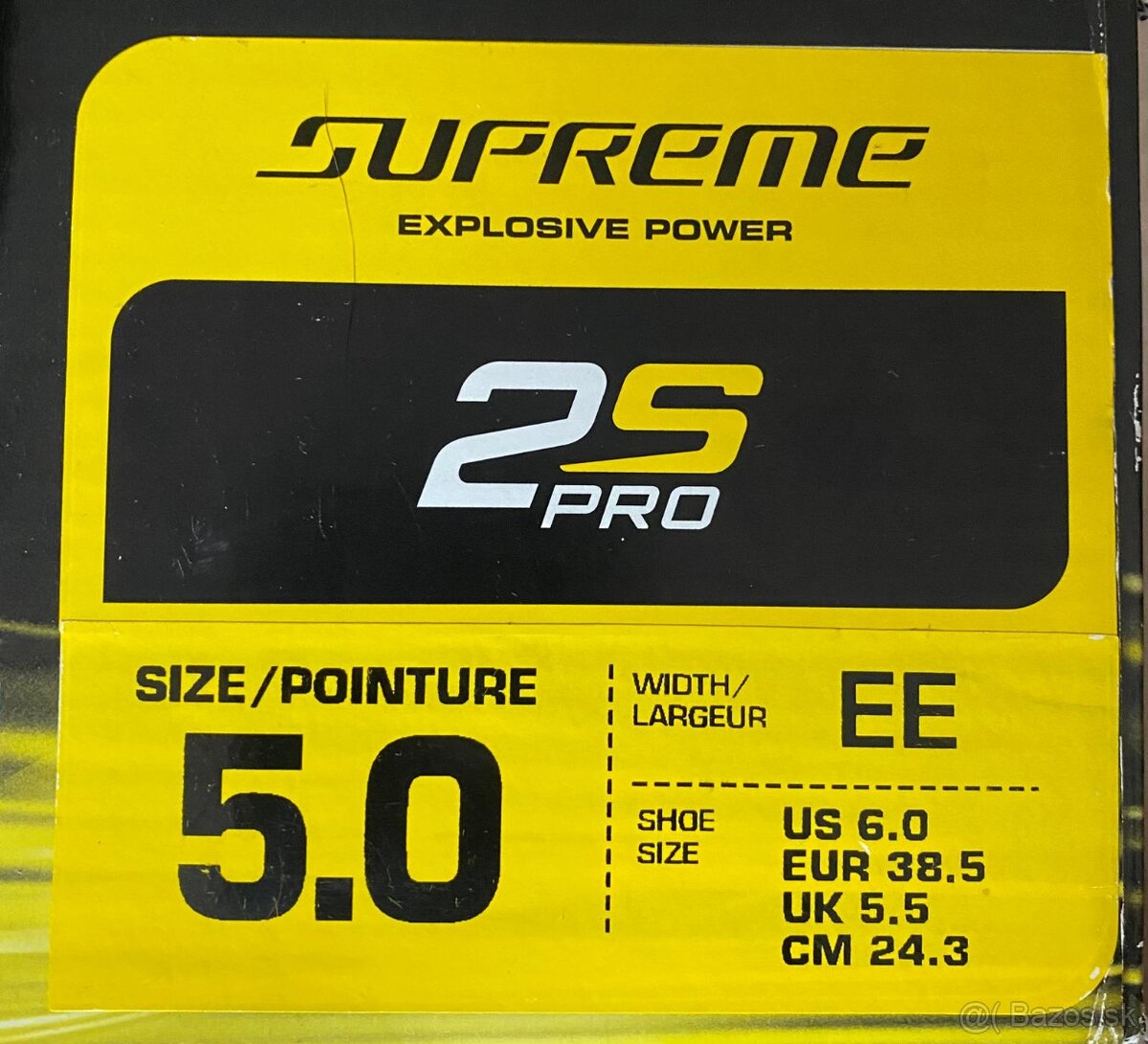 Korčule BAUER Supreme 2S PRO 5EE EU38,5 - 2
