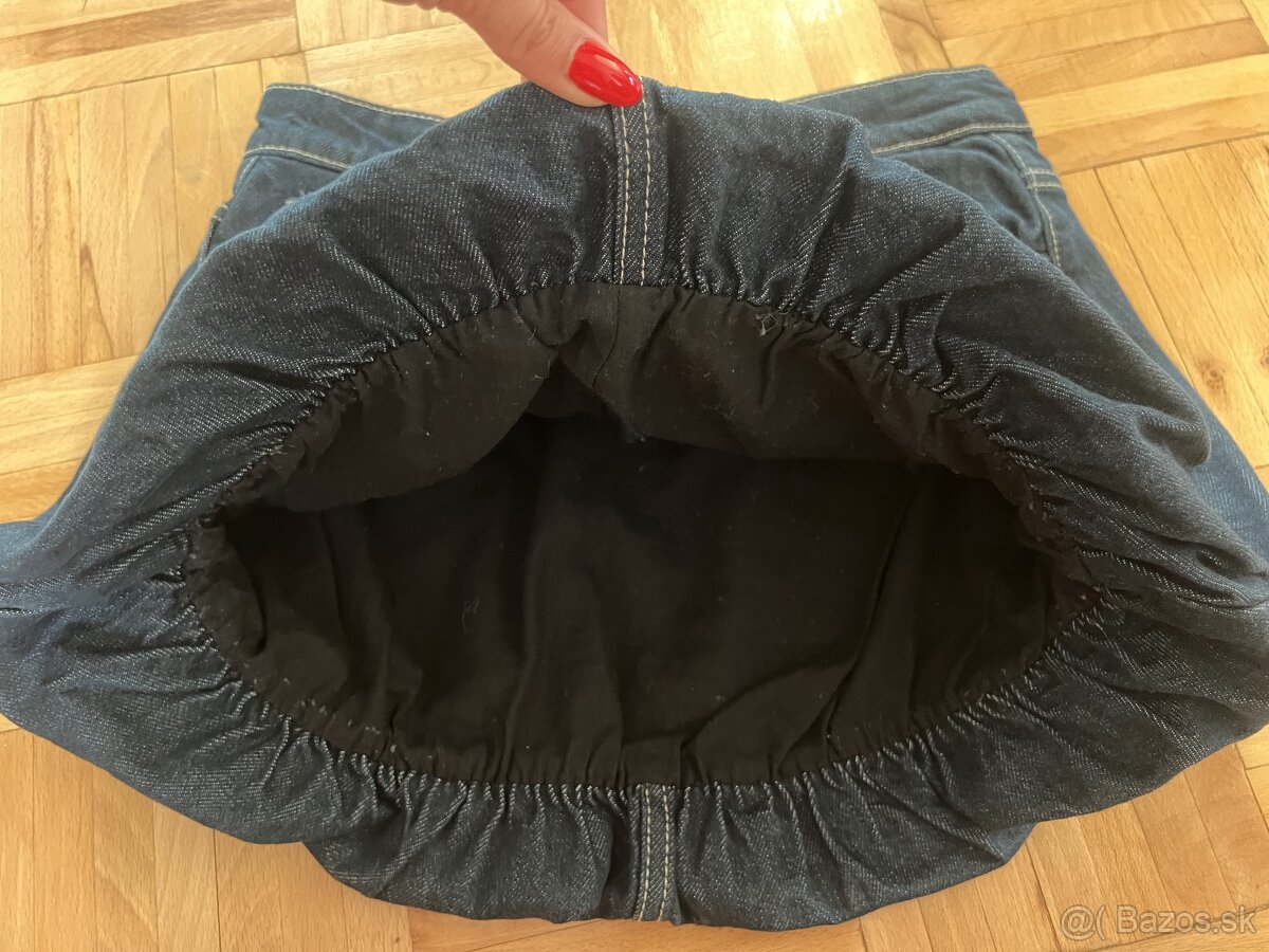 Balónová sukňa riflova - 2