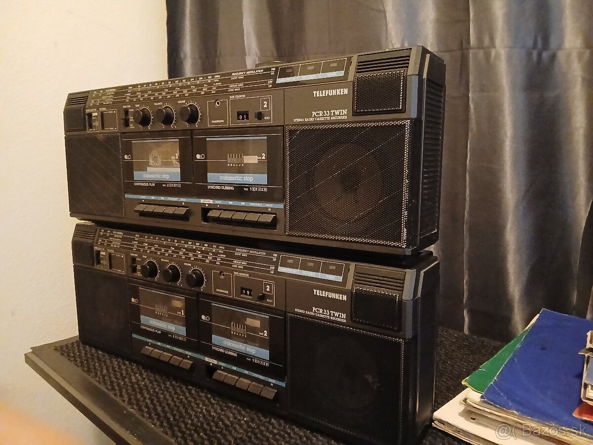 2x TELEFUNKEN PCR 33 TWIN - 2