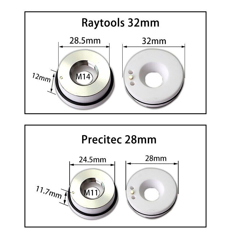 Spotrebné diely pre fiber lasery Raytools - 2