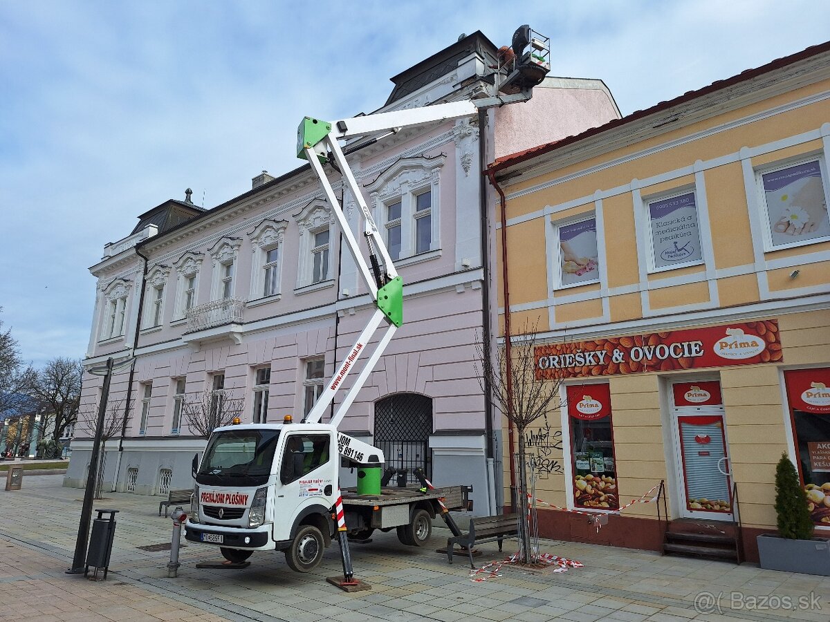 Pracovná plošina prenájom výškové práce - 2
