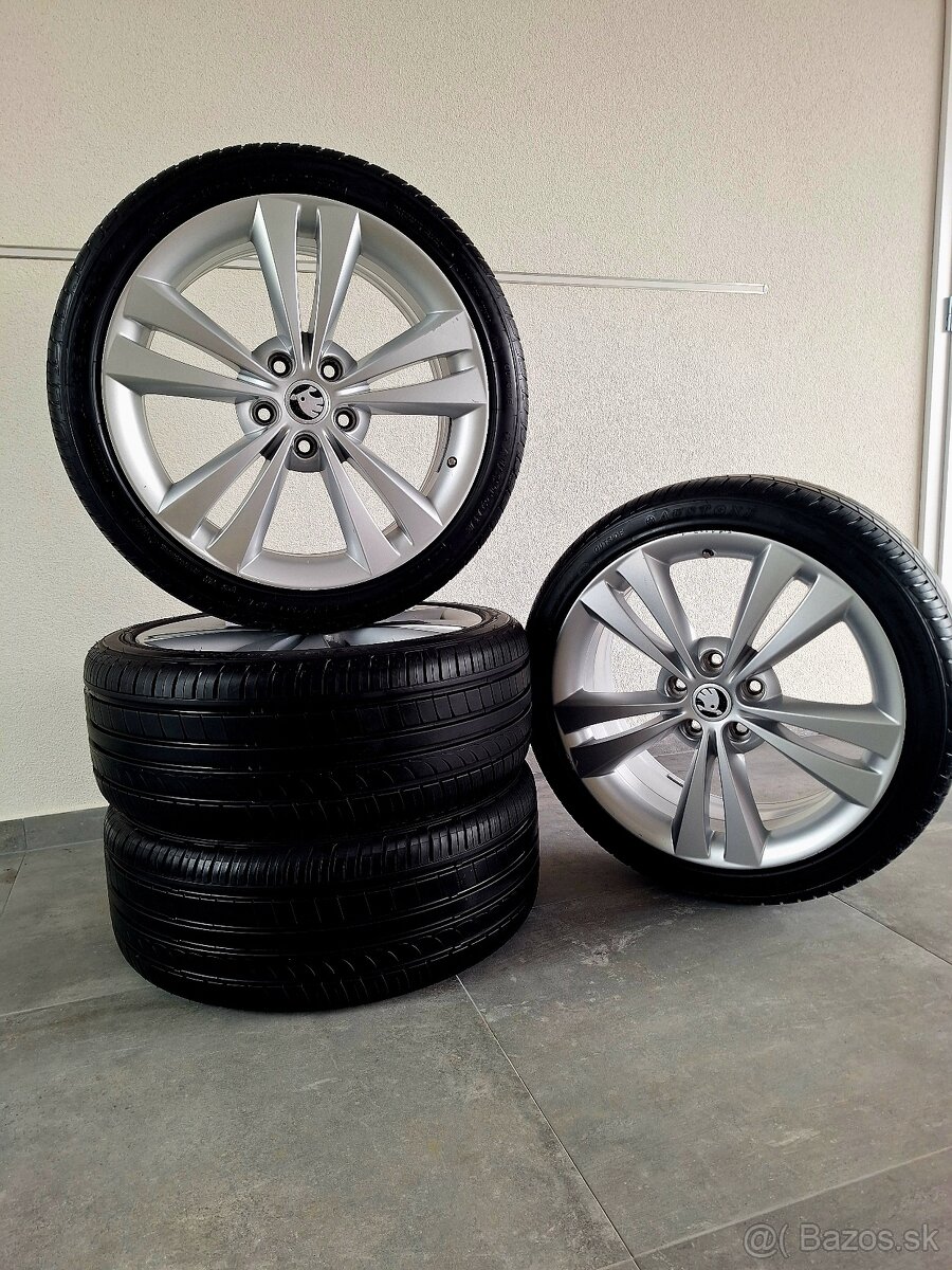ORIGINÁL SADA ŠKODA NEPTUNE 5x112 R18 - 2