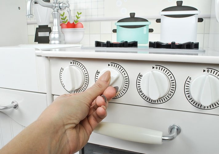 Veľká drevená kuchynka s komplet príslušenstvom - 2