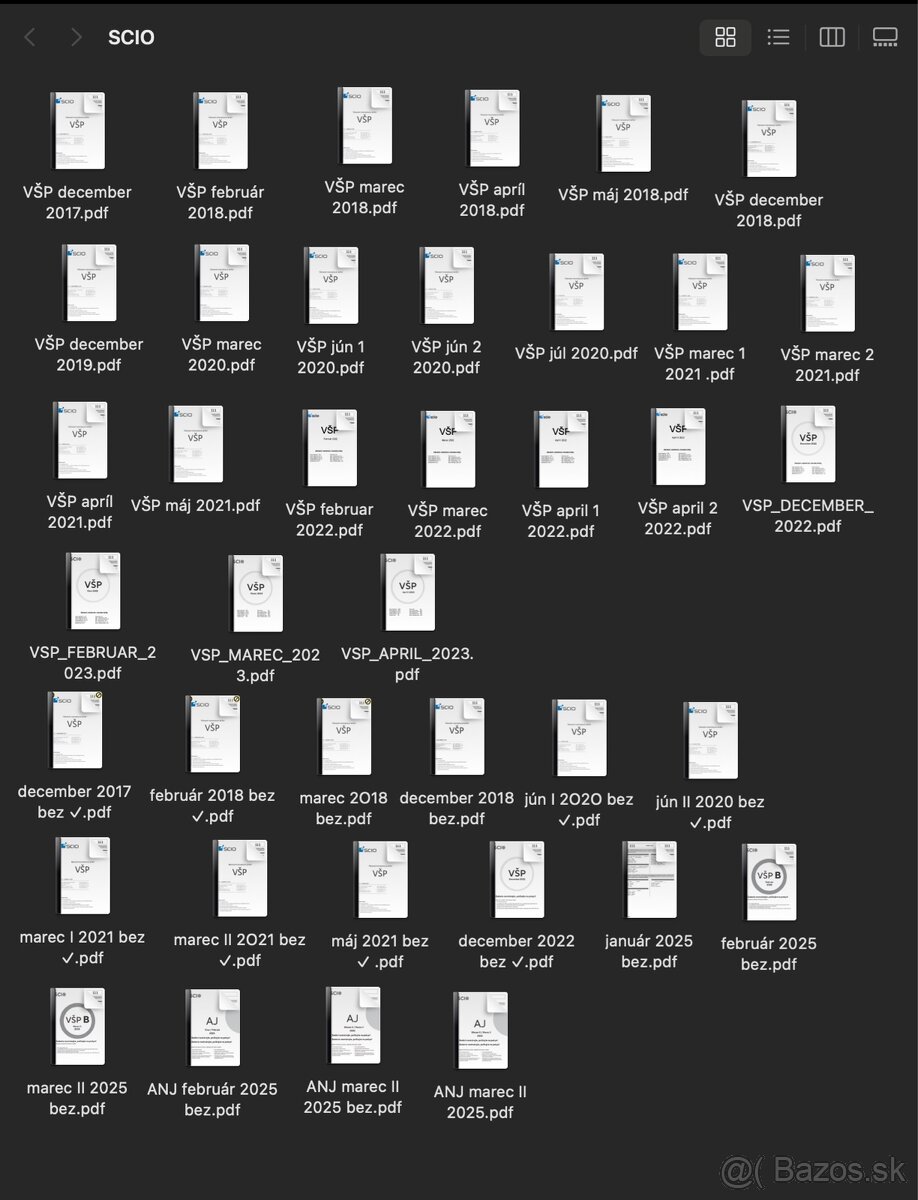 SCIO testy - VŠP + ANJ - 2