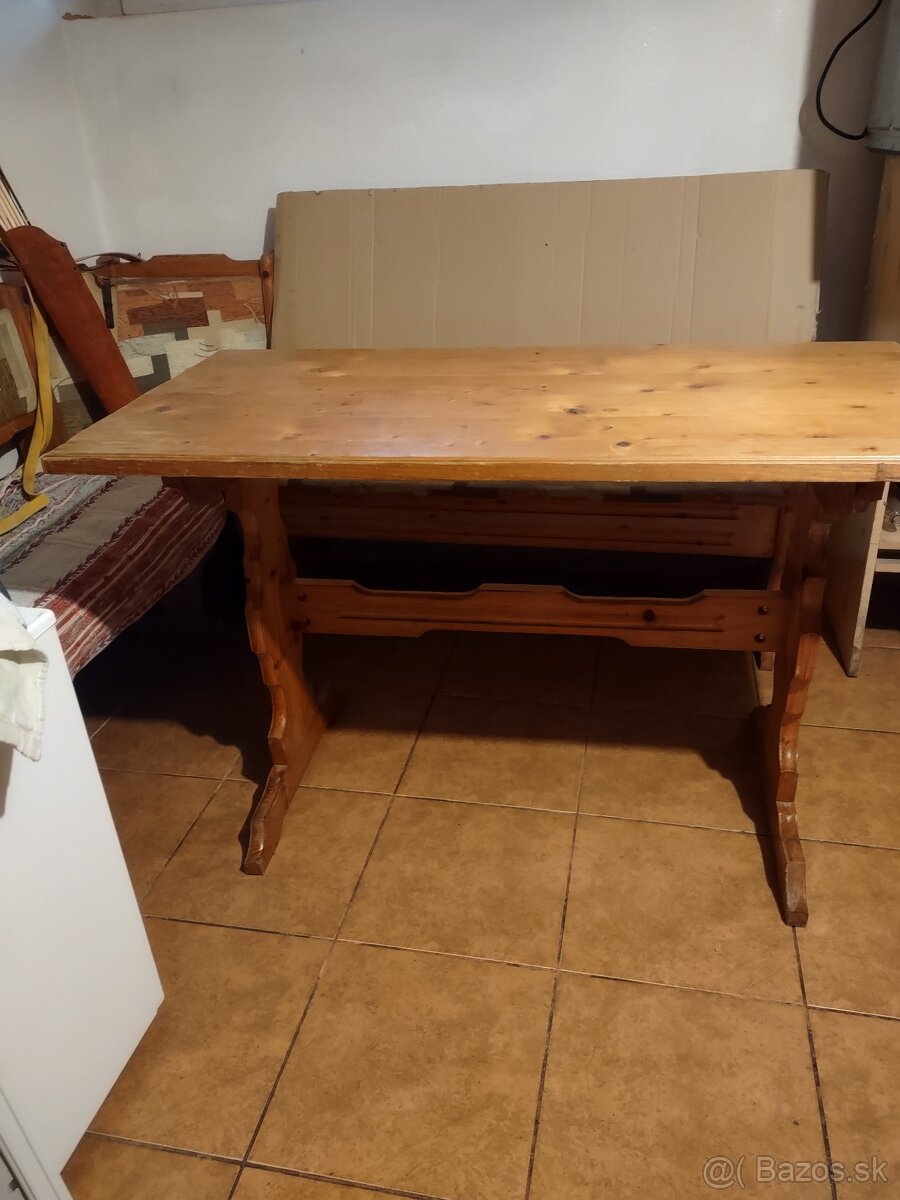 Rohova lavica stôl - 2