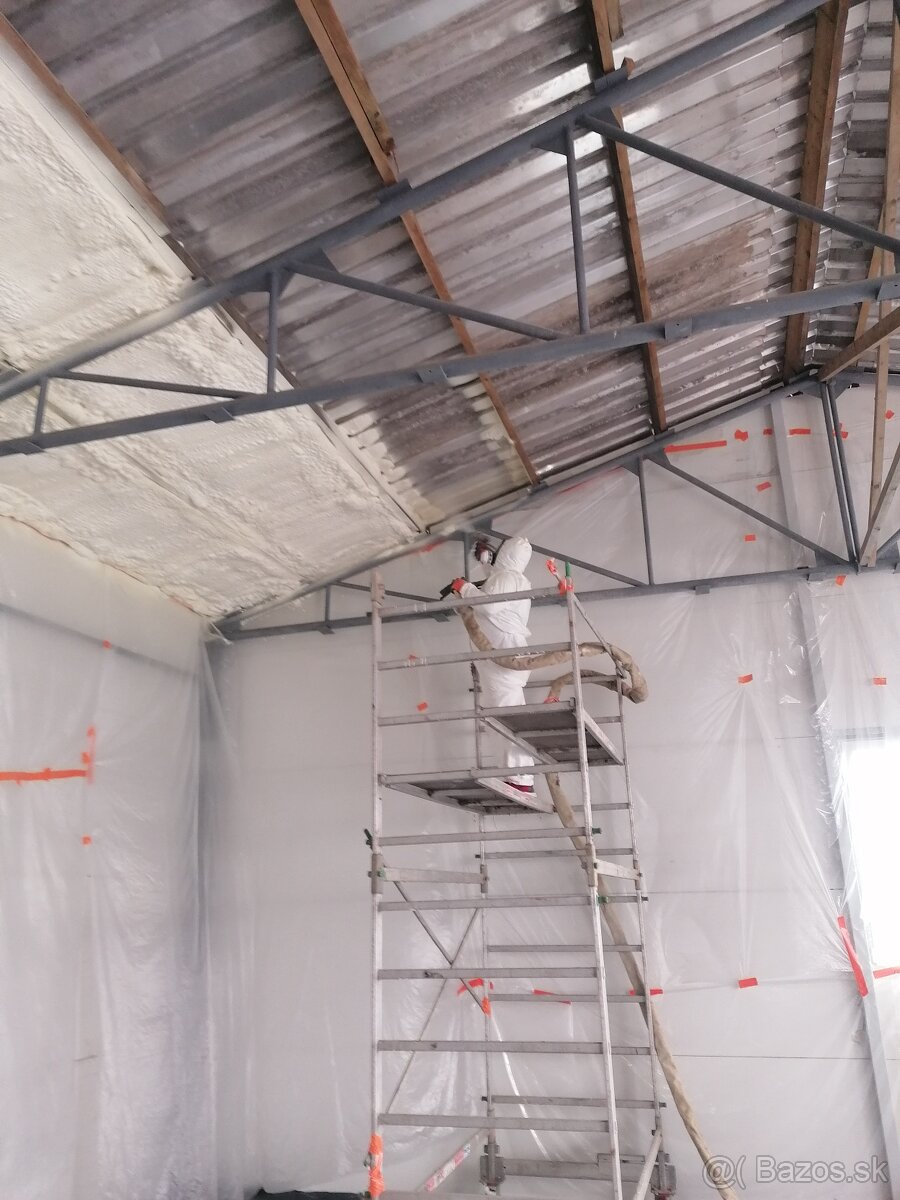 Striekanie izolácia Pur77 - 2