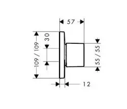 Hansgrohe PuraVida - Trio/Quattro 15937000 - 2