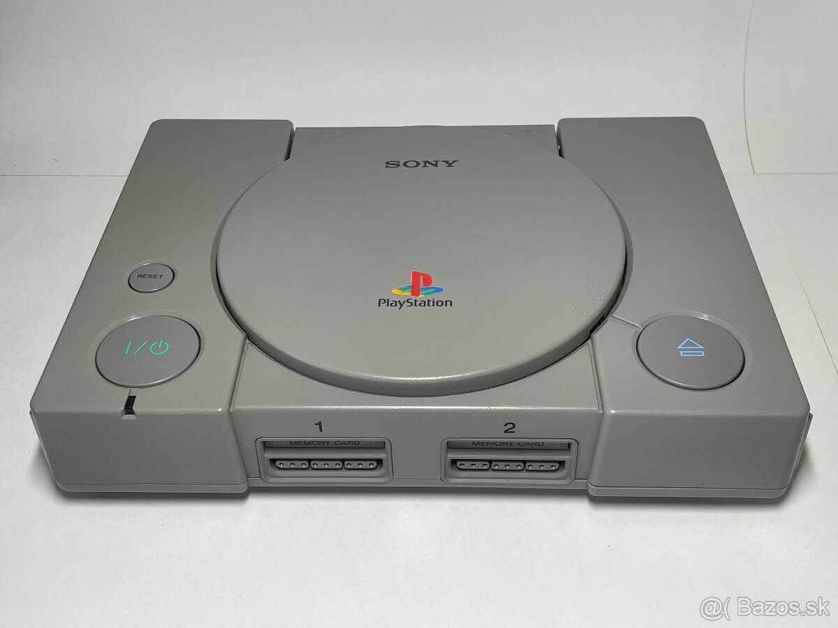 PlayStation 1 FAT SPCH-7502 + 3 ovládače + memory card - 2