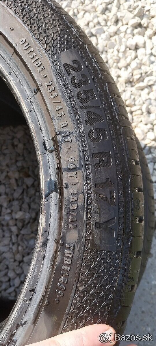 235/45 r17 letné pneumatiky, Barum - 2